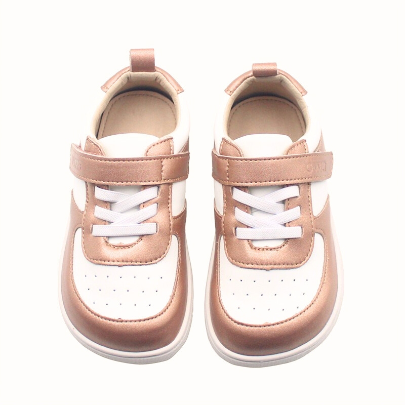 zapatilla owa chasqui gold pink respetuoso barefoot flexible