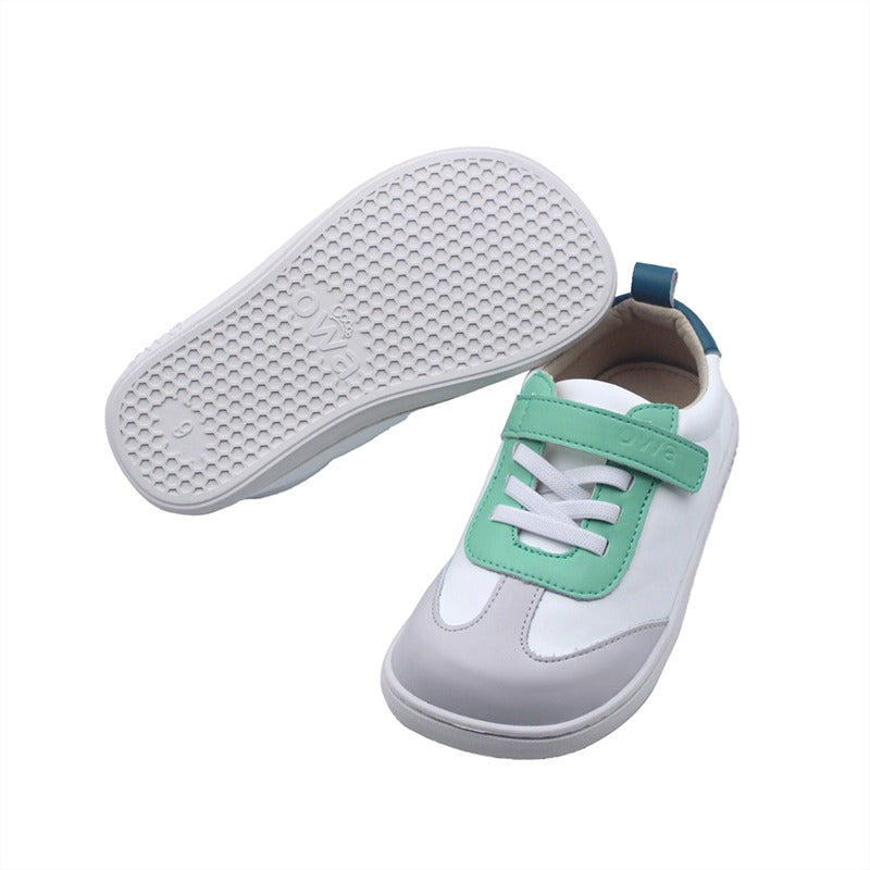 zapatilla para niños barefoot respetuoso verde