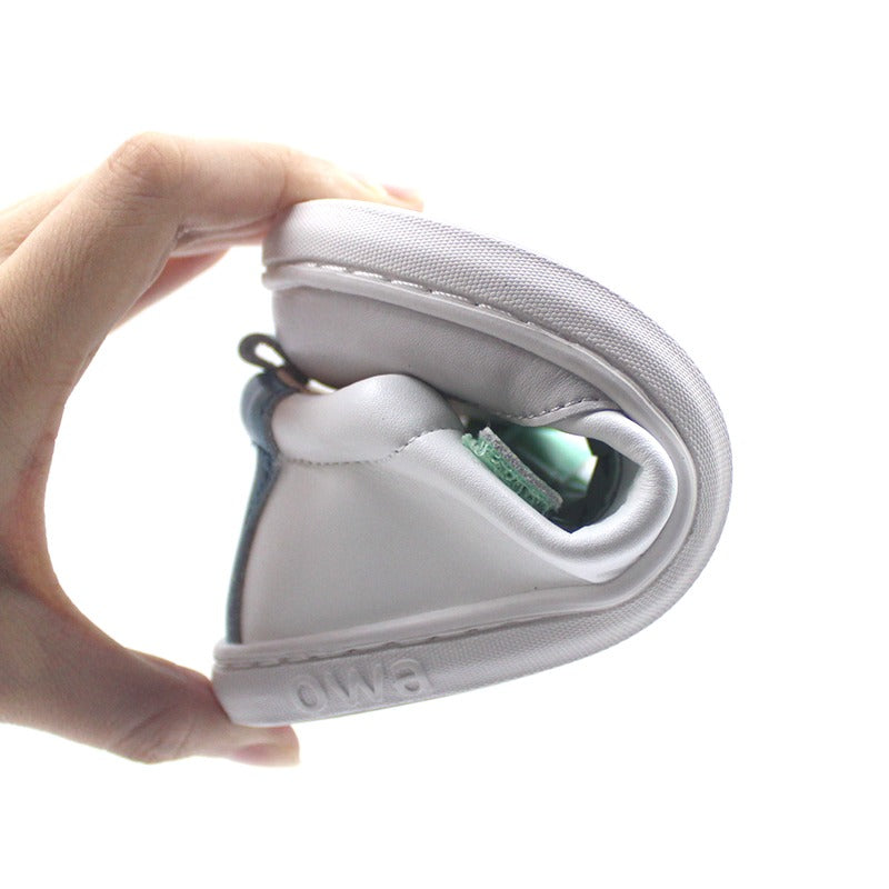 zapatilla respetuosa barefoot para niños verde 